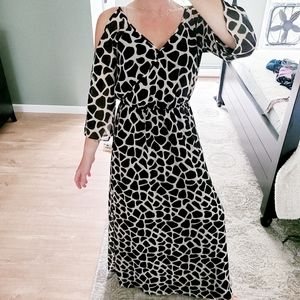 Bar III NWT Giraffe Maxi Dress